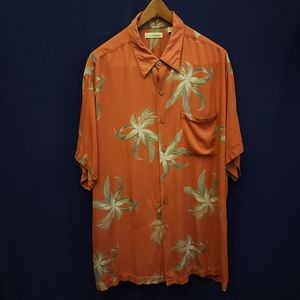 Caribbean silk button-down